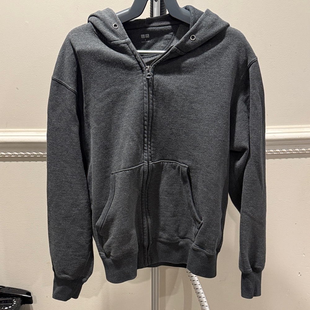 Uniqlo Charcoal Zip-Up Jacket